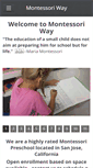 Mobile Screenshot of montessoriway.org